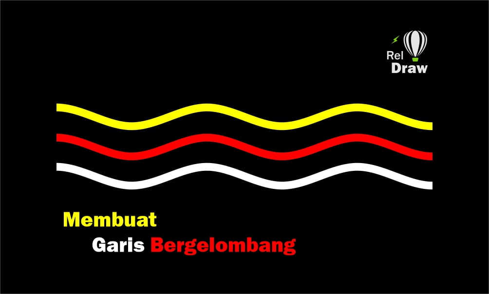 Cara Membuat Garis Bergelombang Teratur Di CorelDraw