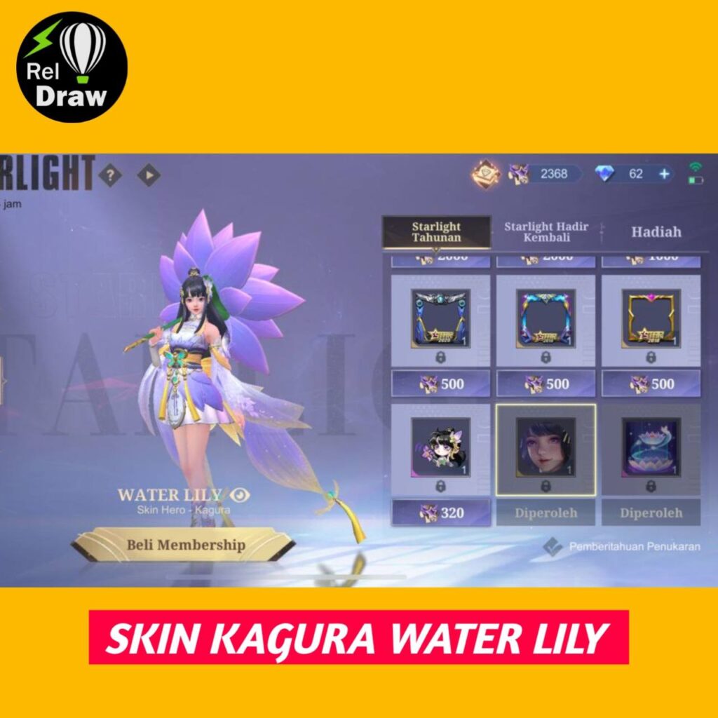 Cara Dapatkan Skin Kagura Water Lily