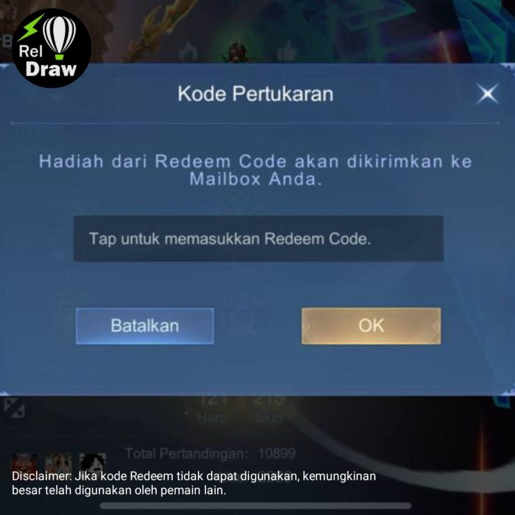 Kode Redeem ML 25 Juli 2023